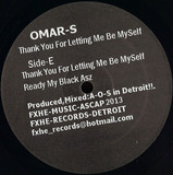 Omar S - Thank You For Letting Me Be Myself Part 2 (2x12")