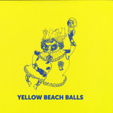 Yellow Beach Balls - Space Cat