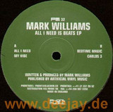 Mark Williams - All I Need Is Beats Ep