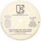 Leon Ware And Janis Siegel - Why I Came To California