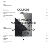Die Augen, Markus Sommer, Felix Kluge, Javier Moreno, Joackin, Pohl - Colt Music and Friends part 1