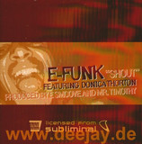 E-funk Feat. Donica Thorton - Shout