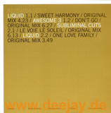 Liquid / Awesome 3 / Sublimana - Sweet Harmony / Awesome 3