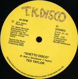 TED TAYLOR - GHETTO DISCO