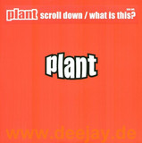 Plant - Scroll Down
