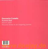 Donnacha Costello - Colour Series Rubine Red