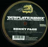Yt,million Stylez,tenor Fly Blackout,ja And Mr Williamz - Duplate (benny Page Remix) / Dubplate (edit)