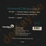 Kramer & 75k - Accession Ep