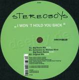 Stereoboys - I Won't Hold You Back