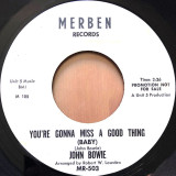 John Bowie - Title: YOU’RE GONNA MISS A GOOD THING / AT THE END OF THE DAY