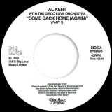 Al Kent with The Disco Love Orchestra - Come Back Home (Again) (7")