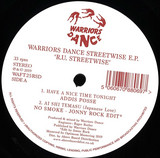 Various - Warriors Dance RU Streetwise EP Inc. Jonny Rock Edit (Record Store Day 2019)