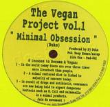 Vegan Project - Minimal Obsession Vol.1