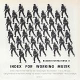 Index For Working Musik - Bunker Intimations II LP