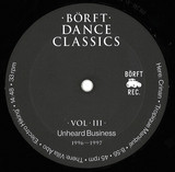 CRINAN / VILLA ABO - Borft Dance Classics Vol 3 - Unheard Business