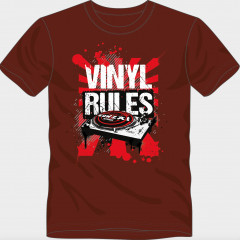 BONZAI RECORDS - BONZAI SL 1200 T SHIRT BURGUNDY M