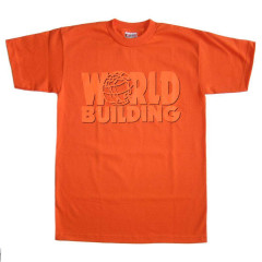 World Building - Fluorescent Tee Orange - XL