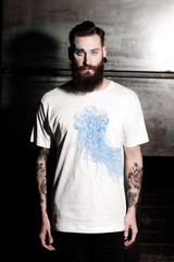 Jellyfish Mens T-shirt - White *xl*