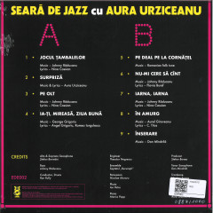 Aura Urziceanu - Seară De Jazz Cu Aura(Jazz Evening with Aura) LP
