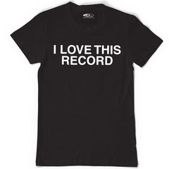 T-shirt - I Love This Record Black *xxl*
