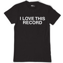 T-shirt - I Love This Record Black *xl*