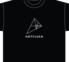 Hot Flush - T-shirt Schwarz