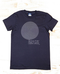 Schütze Dein Vinyl - *m* T-shirt Navy - Girl
