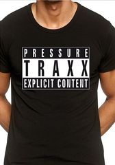 Pressure Traxx - Black Shirt/ White Logo