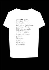 Running Back Tee - Black On White Print Size *m*