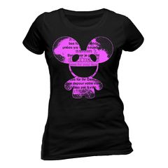 T-shirt - Deadmau5 - Purple Mau5  (womens)