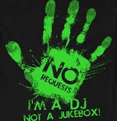 T-shirt Xxl - I'm A Dj No Requests (black)