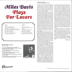 Plays For Lovers LP