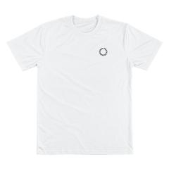 White Peach - White Floral Postage T-shirt Size XXL