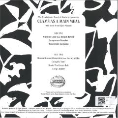 Clams As A Main Meal