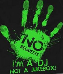 T-shirt L - I'm A Dj No Requests (black)