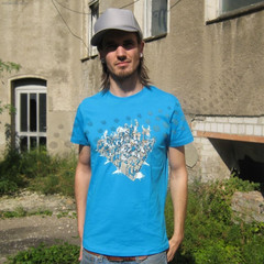 T-shirt Boy - Secret Wars Blue