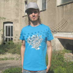 T-shirt Boy - Secret Wars Blue