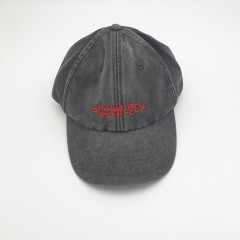 Red Typeface Cap - Grey