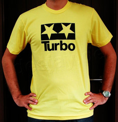 Turbo Logo Shirt - Sunshine Y/ Black Print