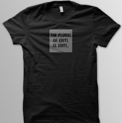 T-shirt - Plural Of Vinyl Black