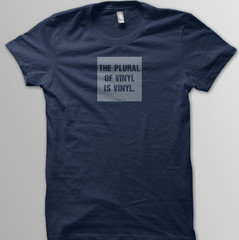 T-shirt - Plural Of Vinyl Navy