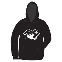 Rush Hour - Hoodie Boy Black/white *l*