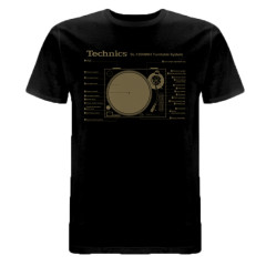 T-Shirt - Technics SL1200 S BLACK