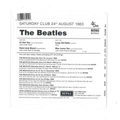 SATURDAY CLUB 24TH AUGUST 1963 EP (7")