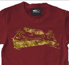 T-shirt - Technics Crazy Camo Deck
