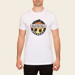 Movin' Records - Mens White T-shirt - Size L