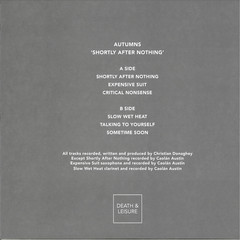 Shortly After Nothing