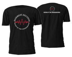 Basement Records - T Shirt Black *xl*