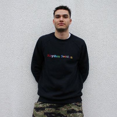 Sweatshirt - Rhythm Section - Rainbow Sweatshirt  (Navy)