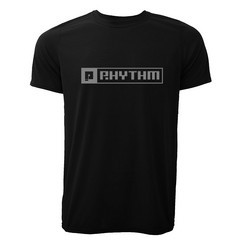 Planet Rhythm - T-shirt Black Size S